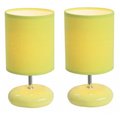 Lettherebelight All the Rages  Stonies Green Small Stone Look Lamp - 2 Pack LE34994